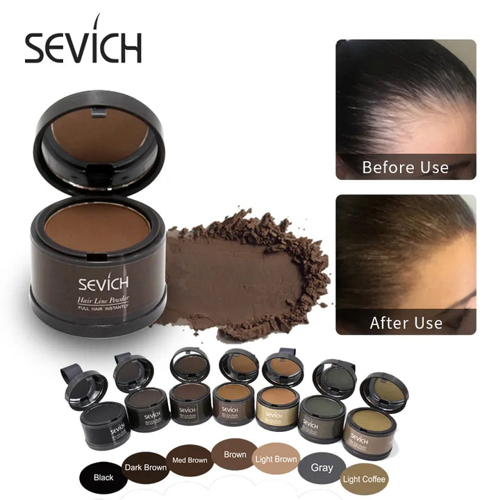 Water Proof hair line powder in hair color Edge control Hair Line Shadow Makeup Hair Concealer Root Cover Up Unisex Instantly