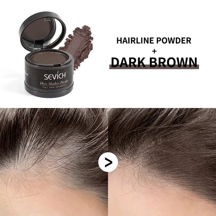 Water Proof hair line powder in hair color Edge control Hair Line Shadow Makeup Hair Concealer Root Cover Up Unisex Instantly