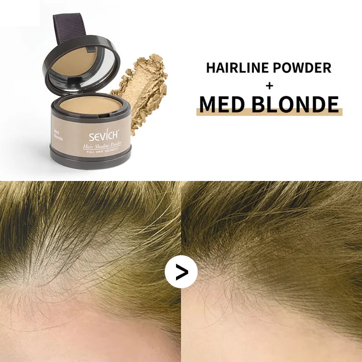 Water Proof hair line powder in hair color Edge control Hair Line Shadow Makeup Hair Concealer Root Cover Up Unisex Instantly