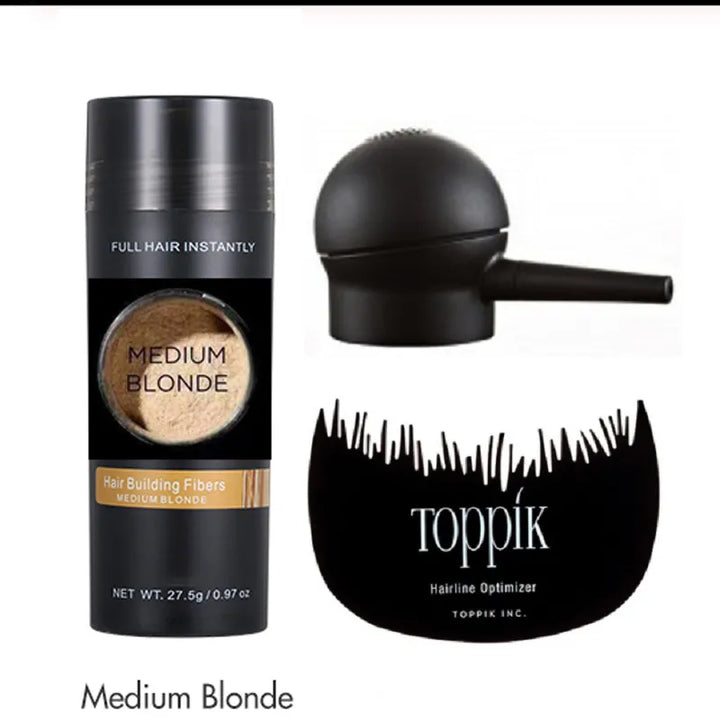 Toppik Hair Fibers Keratin Spray Hair Building Fibers 27.5g Instant Powders Spray Applicator Hairline Optimizer  Kit/Set