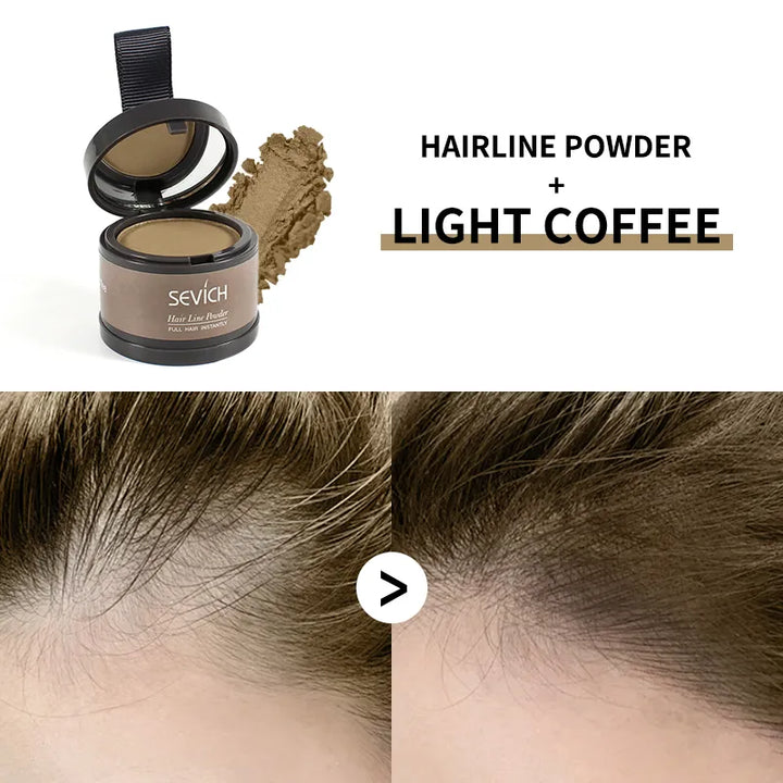 Water Proof hair line powder in hair color Edge control Hair Line Shadow Makeup Hair Concealer Root Cover Up Unisex Instantly