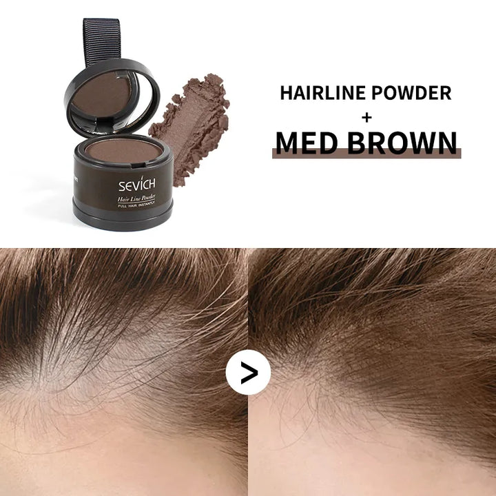 Water Proof hair line powder in hair color Edge control Hair Line Shadow Makeup Hair Concealer Root Cover Up Unisex Instantly