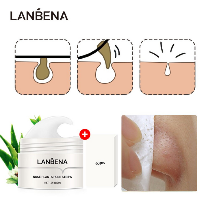 Lanbena - Nose Pore Strips | The Ultimate Blackhead Solution